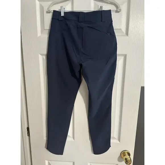 Peter Millar Women’s Navy Blue Surge Performance Ankle Pants Size 0 Golf NWT - Picture 3 of 5